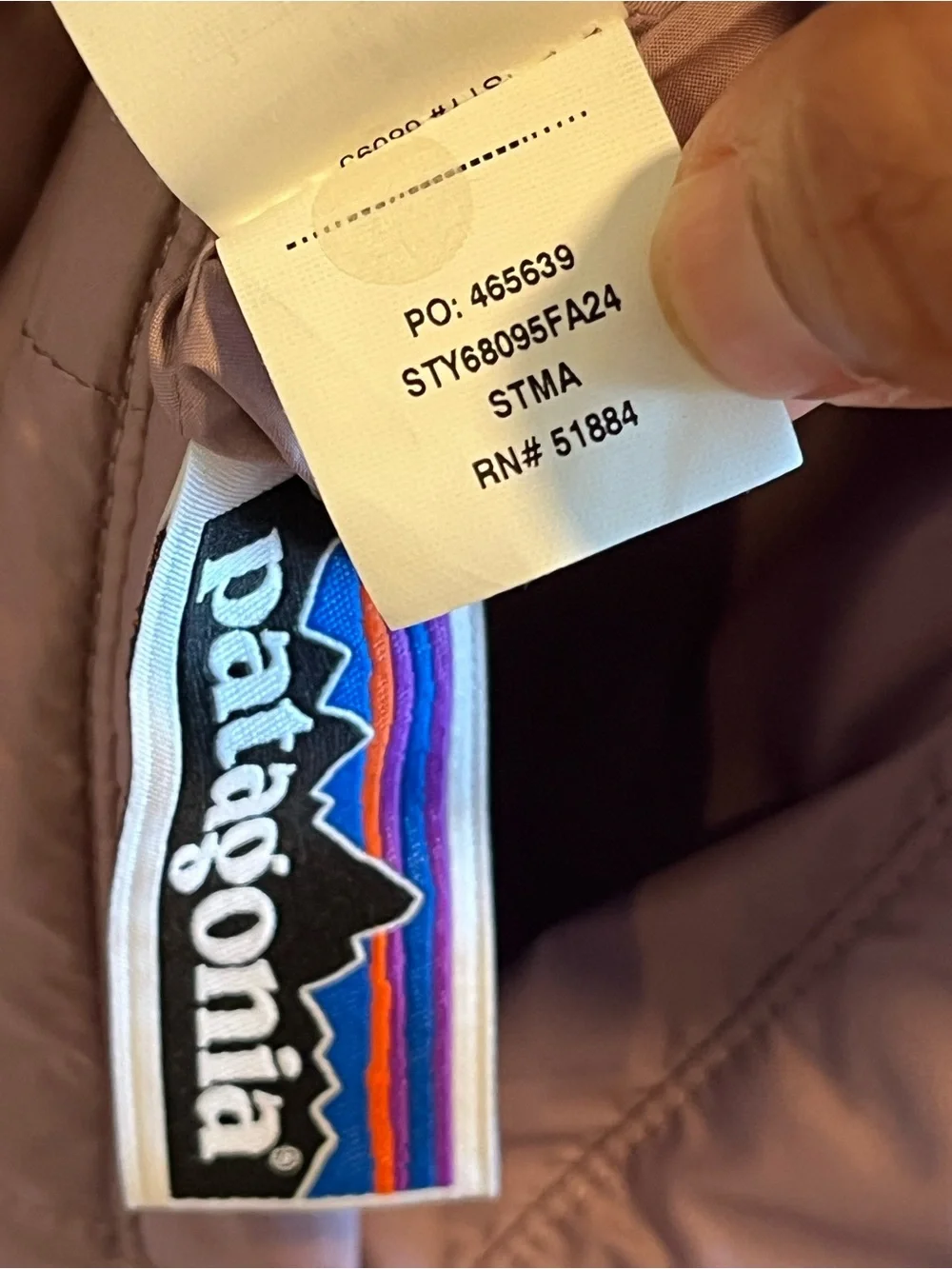 Patagonia reversible girl jacket